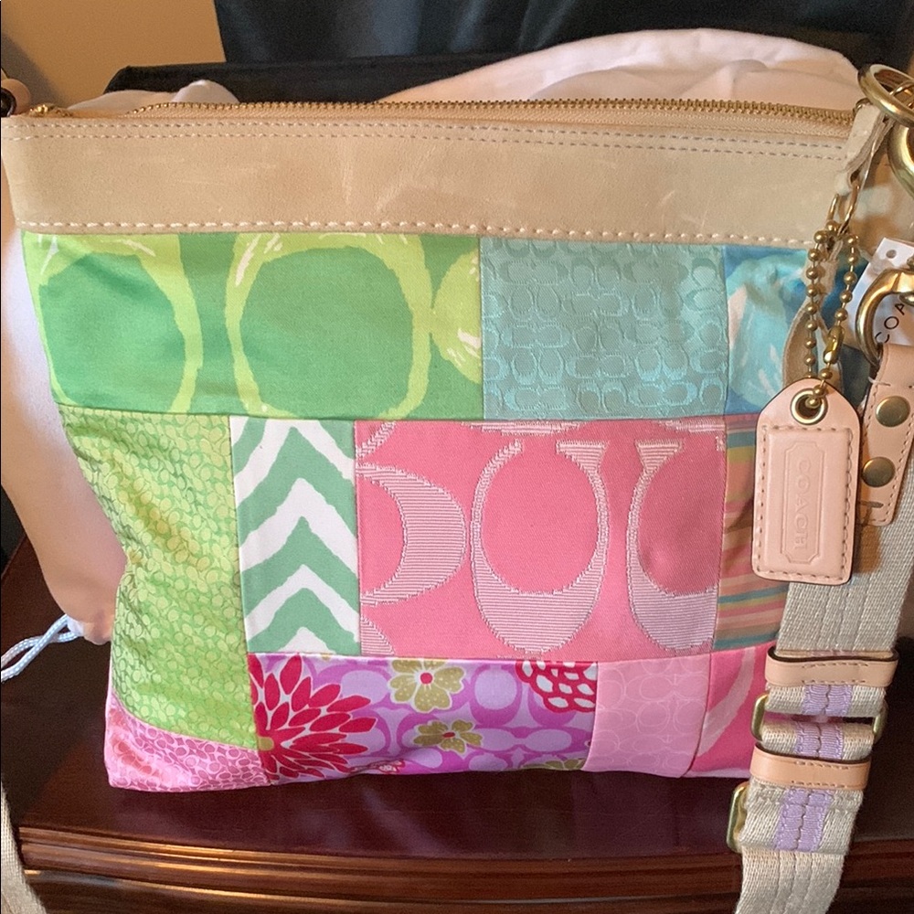 Coach Multicolor Patchwork Women's crossbody Bag